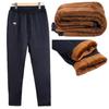 Men's Thickened Winter Cotton Padded Jacket & Pants Set for Seniors - Warm Velvet Lined