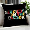 Pop New Kids On The Block Cushion Cover Cushion Cover Set 4Pcs 50X50 45X45 40X40 Pillowcase Decorative Sofa Home Decor
