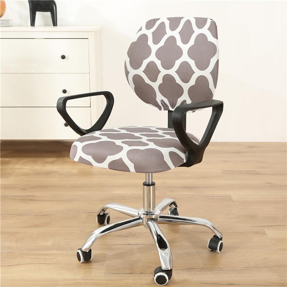 Computer Office Chair Covers Home Stretchable Washable Rotating Chair Slipcovers