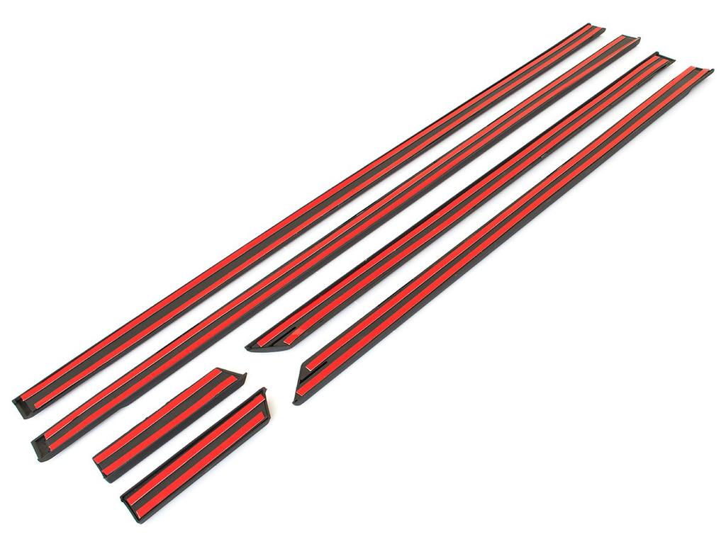 Opel Astra I F 91-02 Side Moldings L+R 6 Pcs Set