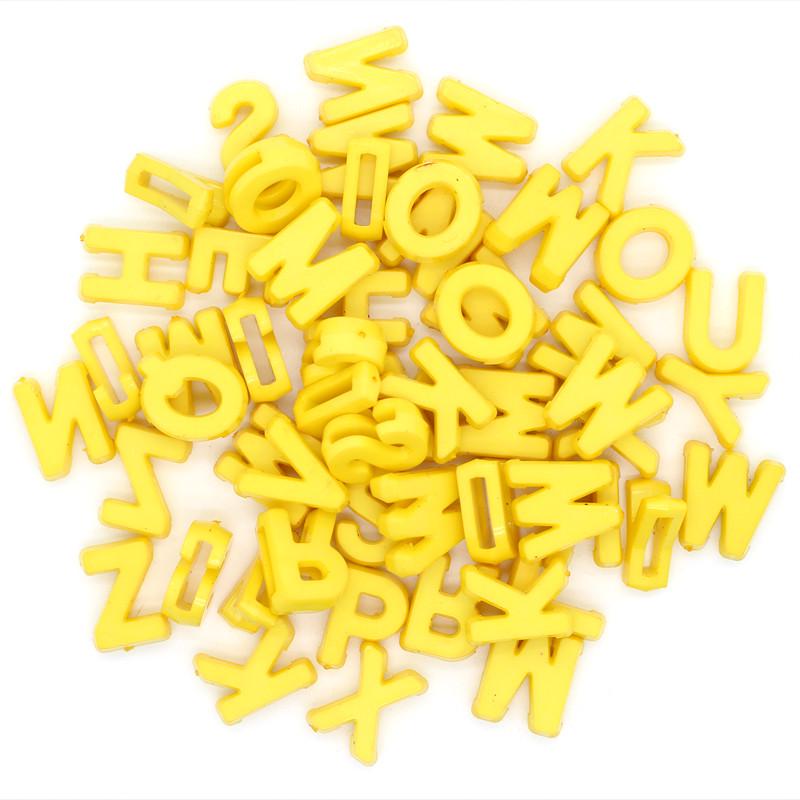 Colorful Acrylic Letter Beads for DIY Bracelets - Early Education Jewelry Accessories