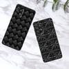 Black carved woven texture Phone Case For Samsung A41 A35 A34 A33 A32 A25 A24 A23 A21s A06 A05 A04 A03 Note 10 20 Ultra 5G Black