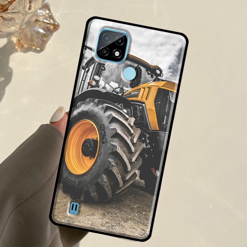 Farm Vehicle Tractor For Realme 13 11 10 12 14 Pro Plus GT 5 6 6T GT7 Pro C67 C61 C53 C51 C21Y C25S C75 C55 Case