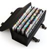 Marker Bag Zipper Storage Case High Capacity Pen Holder Pens Storage Bag Shoulder Strap Detachable Sleeve Lipstick