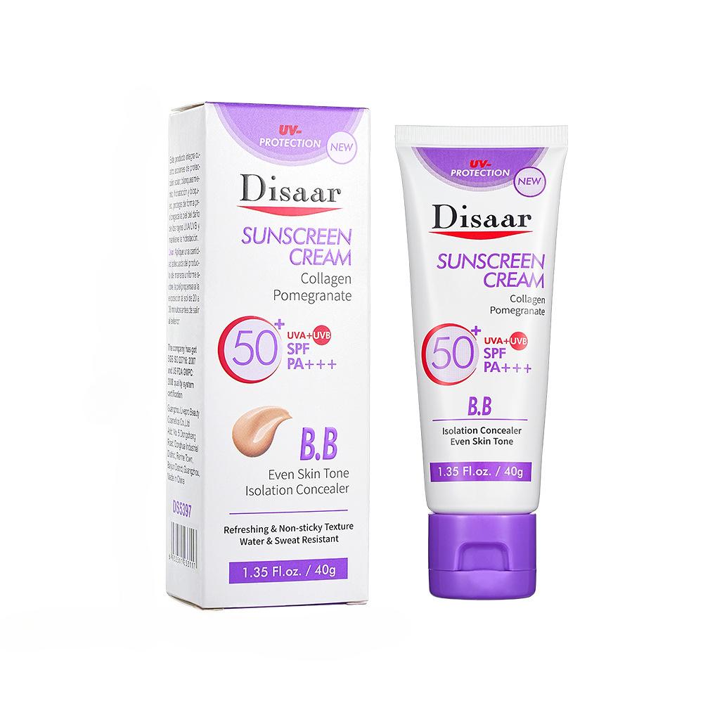 

40 г солнцезащитный BB крем-консилер солнцезащитный крем для тела солнцезащитный лосьон легкий увлажняющий антипригарный праймер 40g