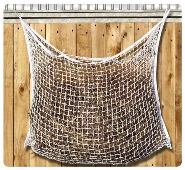 Hay Net 120 x 90 York White Mesh 3.5 x 3.5 For Horses Alpacas
