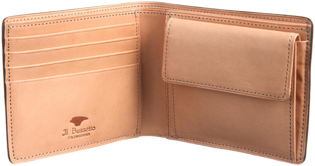 Ilveset Bi-fold Wallet with Coin Pocket, Black, 7815004