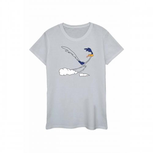 

Looney Tunes Womens/Ladies Road Runner Running Cotton T-Shirt XXL білий