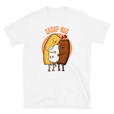 Group Hug S'mores Cracker Marshmallow Chocolate Short-Sleeve Unisex T-Shirt