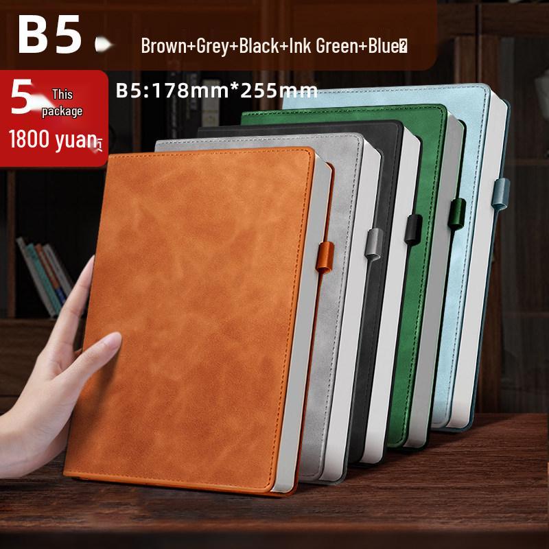 2026 Business Meeting & Office Diary: 4 Thickened Notebooks for Bookkeeping & Work Record