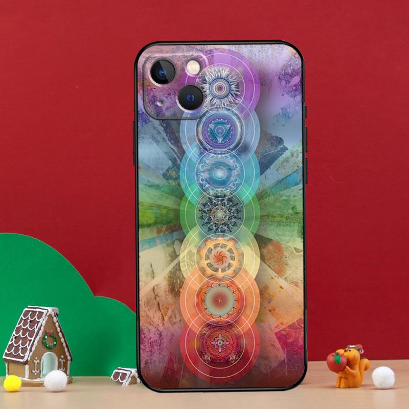Mandala Chakra Yoga Phone Case For iPhone 16e 11 12 13 14 15 16 Pro Max Mini XS X XR 15 16 Plus Cover Shell