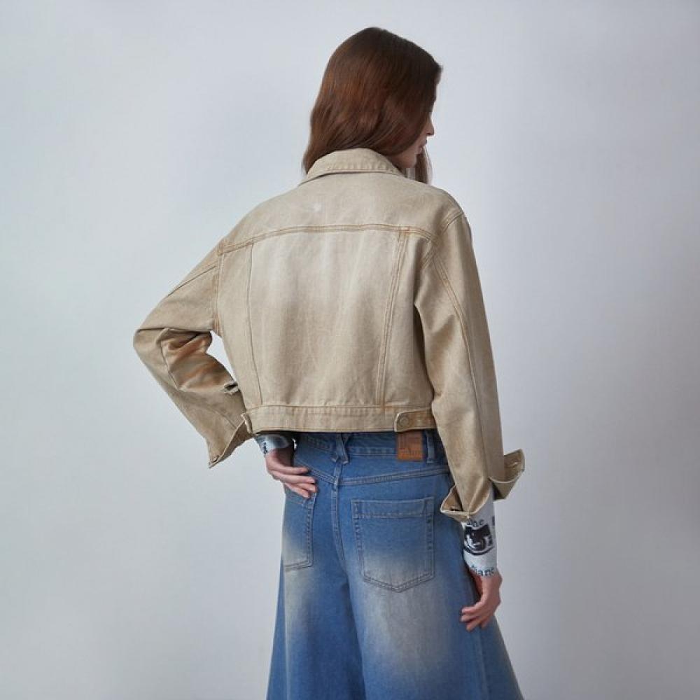 EGOIST Capsule Line Washed Denim Short Jacket  Es2dz361 