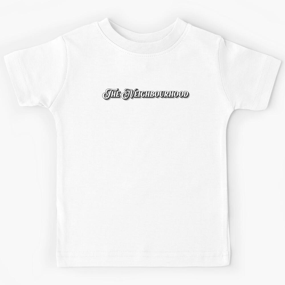 the neighbourhood script lettering - white Kids T-Shirt 110