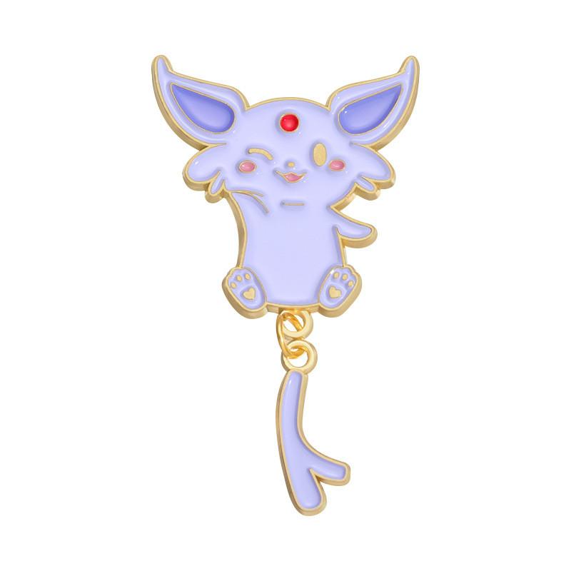 Eyecatching Pet Cute Cartoon Brooch In Alloy With Colorful Finish For Expression Personal