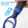 LEDMOMO Fish Pliers, Fish Grip, Weighing Range 15kg, Fishing Pliers, Fishing Scale, Weighing Function, Multifunctional, Ultra Lightweight, with Rope,