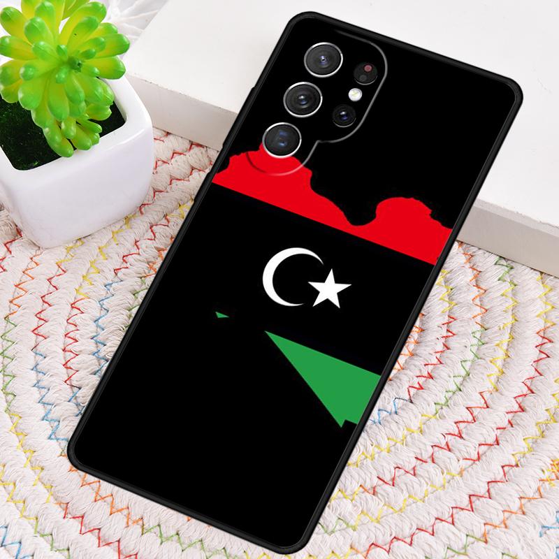 Libya Flag Silicone Phone Case For Samsung Galaxy note 10 pro S26 S25 S24 S23 S22 S21 Plus S25Ultra Capa Cover