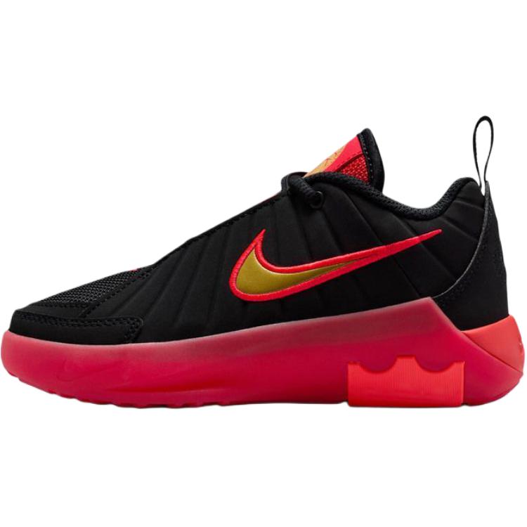 Nike Lebron Witness 9 PS Black University Red Kids Sneakers Bright-Crimson Metallic-Gold HV2271-005 31