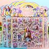 New Demon Hunters Anime Laser Cut Sticker Tiger Rumi Mira Zoey Stickers Office Stationery and School Supplies Decoration
