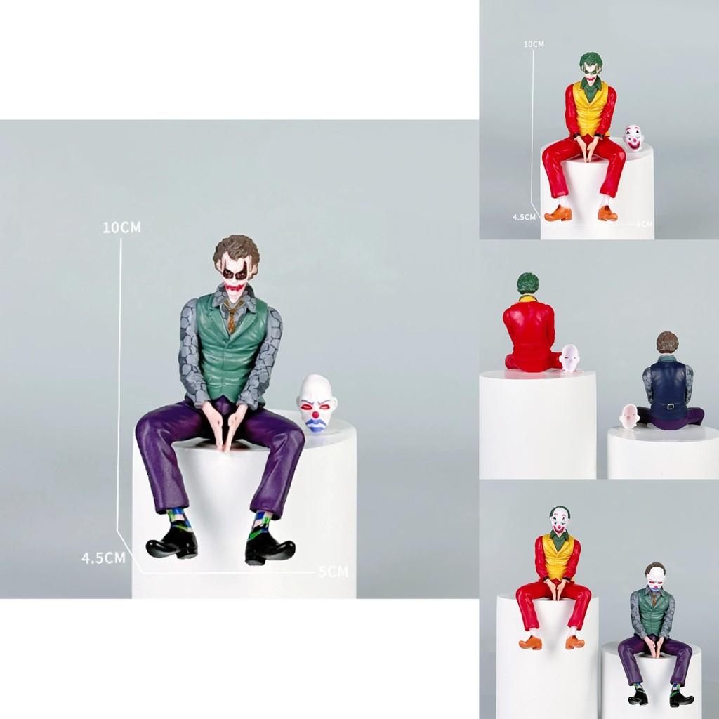 Suicide Squad Joker Miniature Pvc Car Figurine With Detachable Mask For Car Accessories