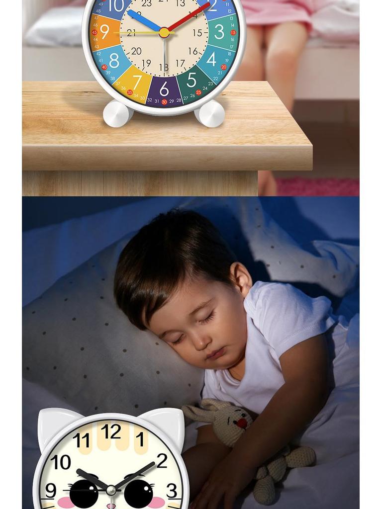 Cartoon Cute Chick Silent Alarm Clock for Kids' Bedrooms - Creative and Lovely Design