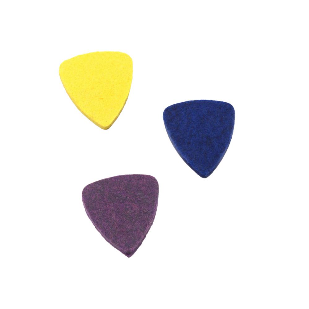 6 sztuk/zestaw specjalny filcowy pick do ukulele w wielu kolorach, uroczy, dedykowany kciuk
