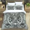 3D Print Medieval Dark Retro Digital 3D Duvet Cover Bedding Set Comforter Linen Pillowcases Home Decor Single Double King Queen