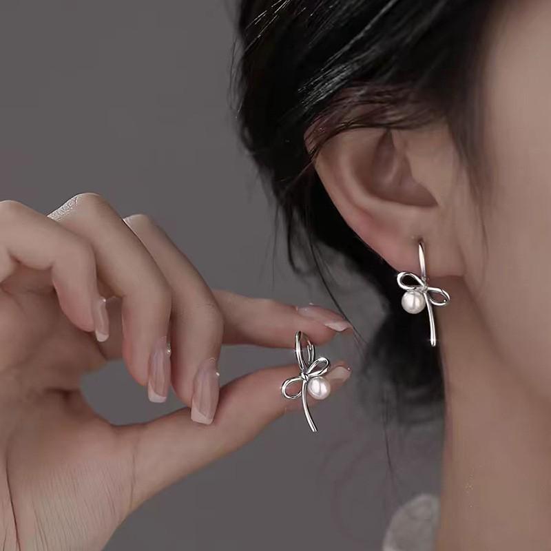 925 Sterling Silver Hoop Earrings: 2025 Modern Niche Design - Elegant & Luxurious for Women