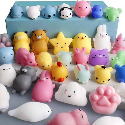 12τμχ/παρτίδα Μίνι Χαριτωμένο Μαλακό Squishy Παιχνίδι Fidget Kawaii Γάτα Mochi Ανακουφιστικό Άγχους Αισθητηριακό Στύψιμο Χριστουγεννιάτικο Δώρο για Ενήλικα Παιδί TMZ