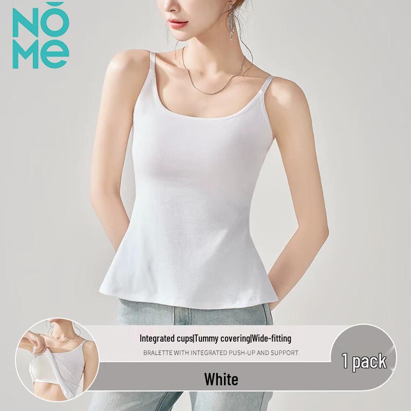 NOMe Women s Integrated Bra Strap Vest Top XL