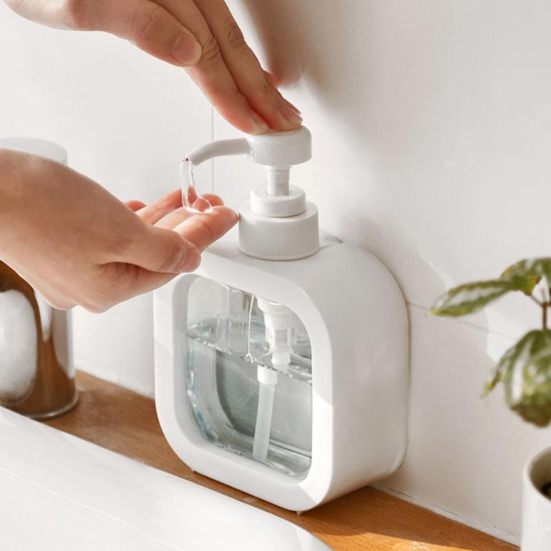 300/500 ml dávkovače mýdla do koupelny Doplňovací šampon na sprchový gel Držák na sprchový gel Přenosný cestovní dávkovač Prázdná láhev s pumpičkou do koupele