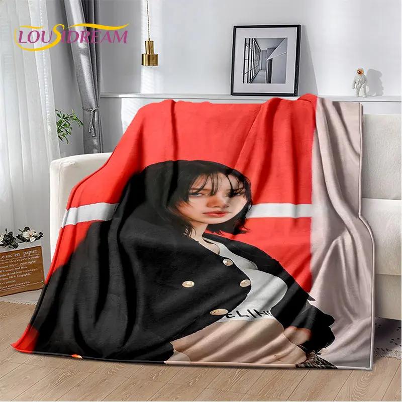 Black Pink Kpop Star Girl Group Soft Plush Blanket,Flannel Blanket Throw Blanket for Living Room Bedroom Bed Sofa Picnic Cover