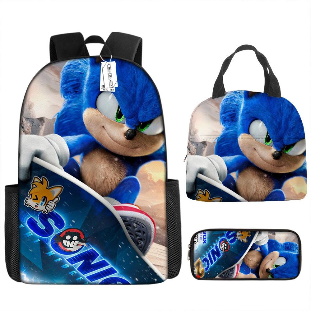 Backpack Trend Backpack Anime Large Capacity Elementary School Bag Lunch Bag