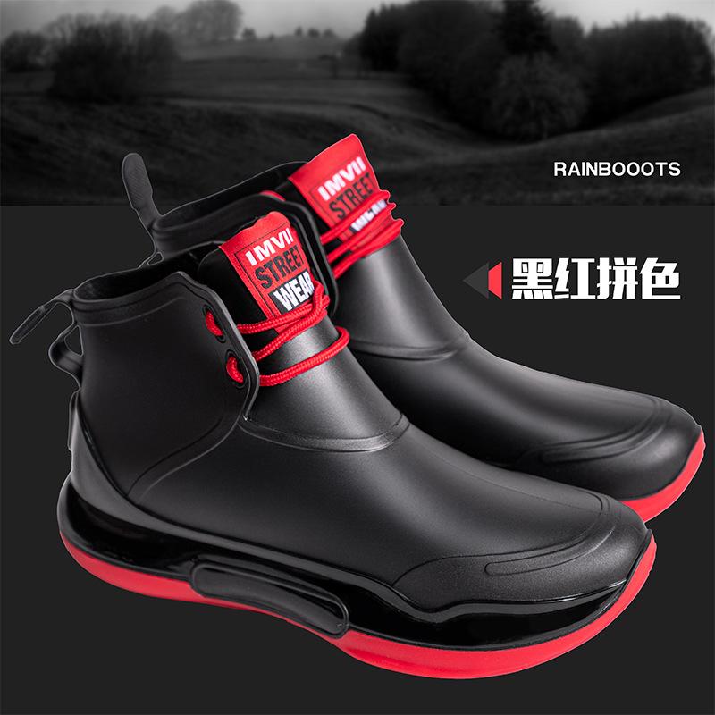 

Новые шнурованные горные ботинки для альпинизма, трекинга в тропическом лесу, морские резиновые сапоги, уличная мужская и женская обувь для пар, водонепроницаемая обувь для дождя для улицы 44