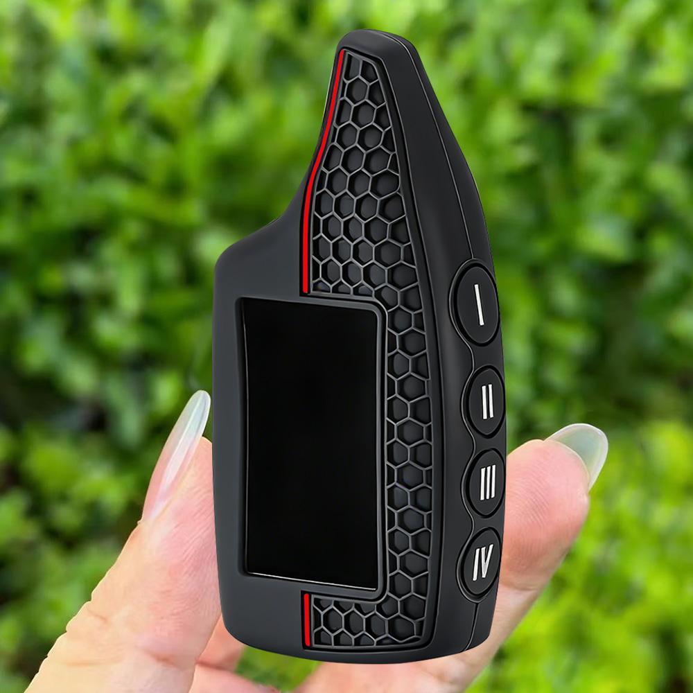 Silicone Key Case Body Cover For Car Alarm Scher-Khan Magicar 5 6 Lcd Remote Control Keychain Shell Scher Khan M5 M6 M902F M903F