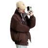 Winter new lazy down cotton-padded clothes women's loose wind stand-up collar short cotton-padded clothes cotton-padded jackets thickened bread batch