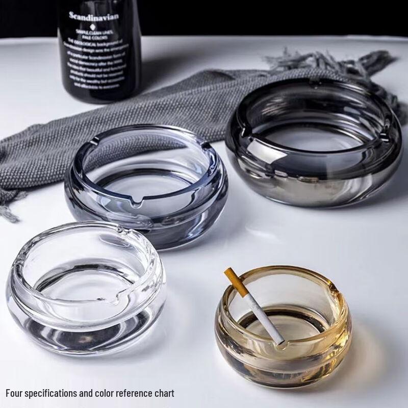 Flavinmci Crystal Glass Ashtray