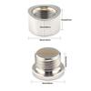 M18x1.5 Oxygen Sensor Bung Inner Hex Head Weld Bung Kit Anti-rust Bung Plug Nut