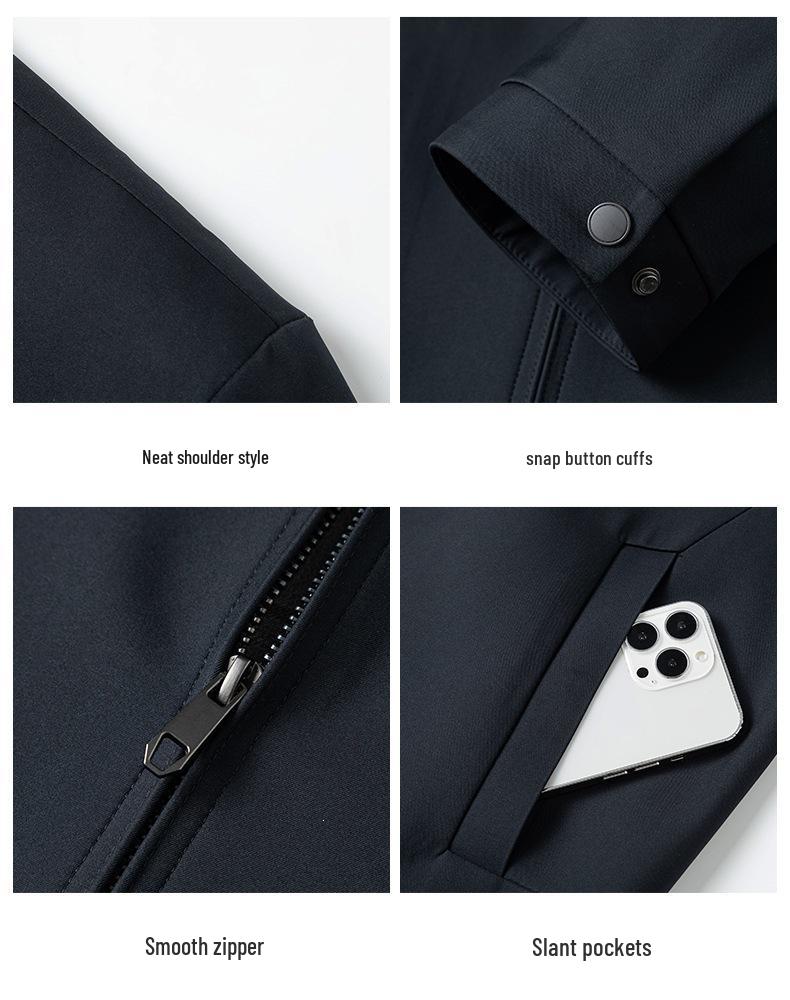 Executive Men's Lightweight Versatile Lapel Jacket