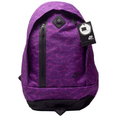 Polyester Backpack Regular Unisex Purple Casual