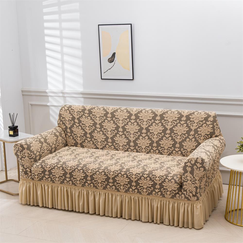 

1 шт. Жаккардовый чехол на диван Однотонный Европейский Рельефный Тисненый Чехол на Диван-Кресло Защита Мебели Для Гостиной Домашний Декор 1pc Single seat