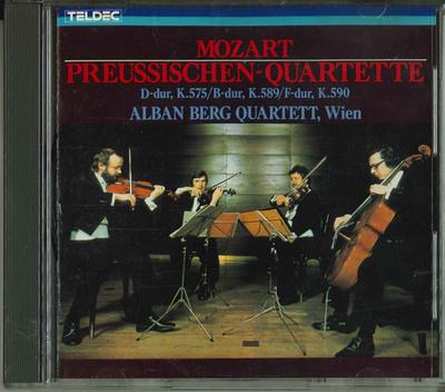 CD ALBAN BERG QUARTET - Mozart: Preussiischen Quartette K33Y137 TELDEC Japan Classical