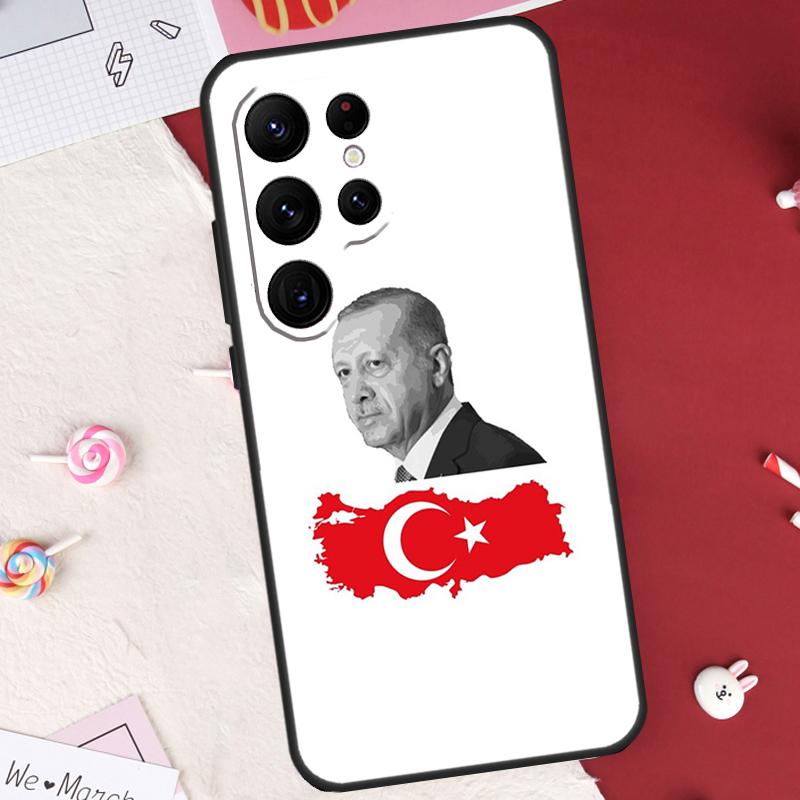 Turkey Recep Tayyip Erdogan Case For Samsung Galaxy S26 Ultra S20 S21 S22 S23 S24 S25 Ultra S10 Plus S25 FE Cover Shell