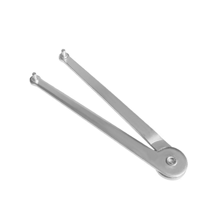 

Double Pin Spanner Accuracy Stamped Construction Two Color Variants Multipurpose Tool For Mechanical Maintenance серебряный