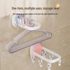 Punch-Free Wall-Mounted Folding Clothes Drying Rack for Indoor and Balcony Use