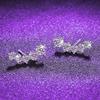 2025 Versatile Moissanite Stud Earrings: High-End Fashion in 925 Sterling Silver for Women
