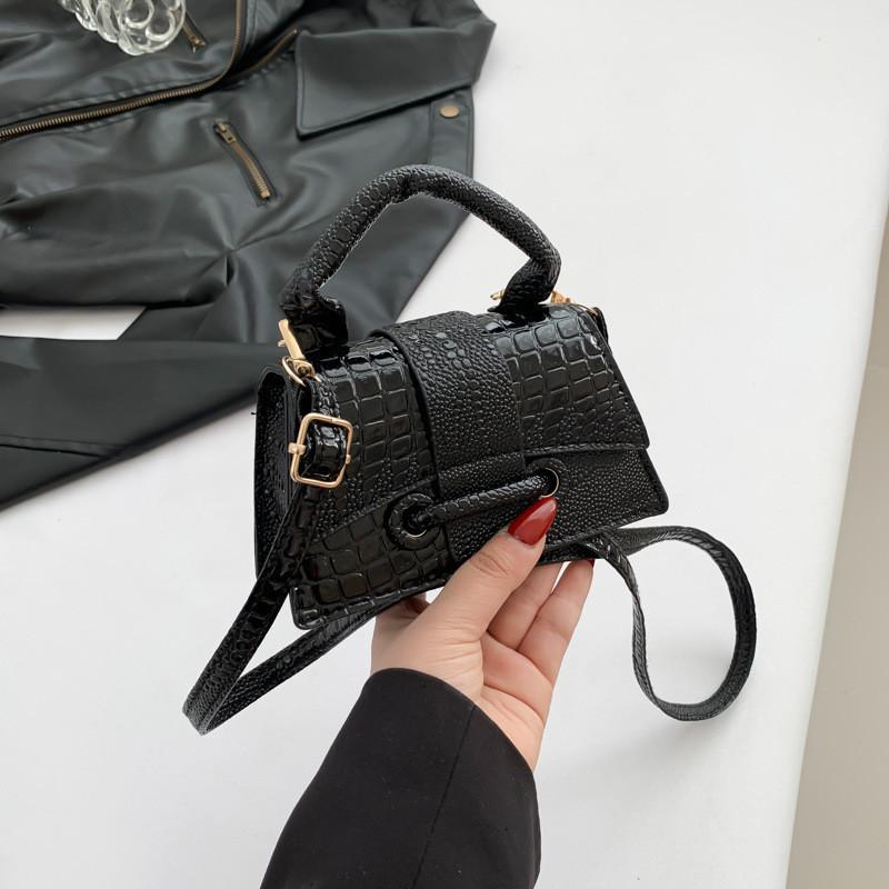 Trendy Women's Pu Leather Small Box Bag Chic 2024 Shoulder Crossbody Bag