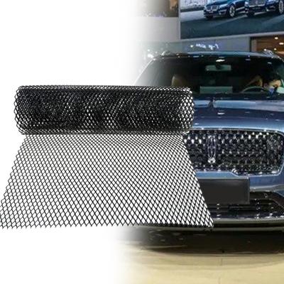 Aluminum Alloy Car Grille 6x12mm Grid Hexagonal Mesh Sheet Front Bumper Grille Net