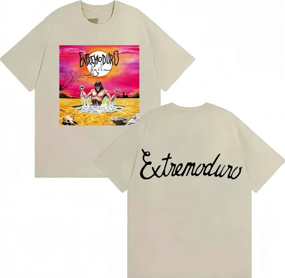 2026 Rock Band EXTREMODURO Agila Album Cover T Shirt Men Women Fashion Vintage Hip Hop T-Shirts Cotton Oversized T Shirts Streetwear