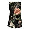 Women's Fashion Summer Round Neck Tank Top Lightweight Sleeveless  Print Tank Top