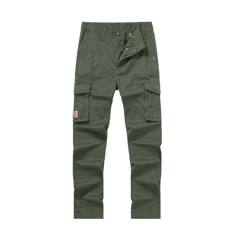 Men’s Pure Cotton Multi-Pocket Workwear Trousers - Spring/Autumn Style